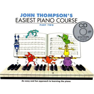 Various John Thompson'S Easiest Piano Course Part Two (Book And Cd) Pf Book/c (Book & Cd) - Publicité Various John Thompson'S Easiest Piano Course Part Two (Book And Cd) Pf Book/c (Book & Cd) - Publicité