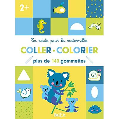 Ballon Coller, Colorier, 2+ : Plus De 140 Gommettes - Publicité Ballon Coller, Colorier, 2+ : Plus De 140 Gommettes - Publicité