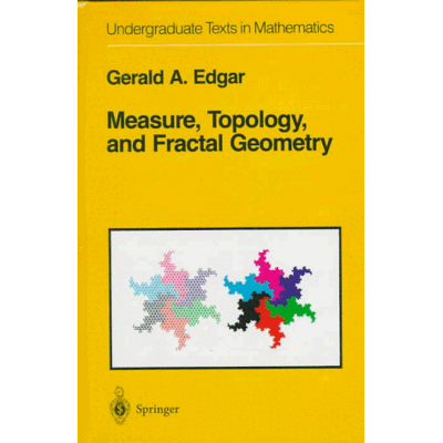 Edgar, Gerald A. Measure, Topology, And Fractal Geometry (Undergraduate Texts In Mathematics) - Publicité Edgar, Gerald A. Measure, Topology, And Fractal Geometry (Undergraduate Texts In Mathematics) - Publicité
