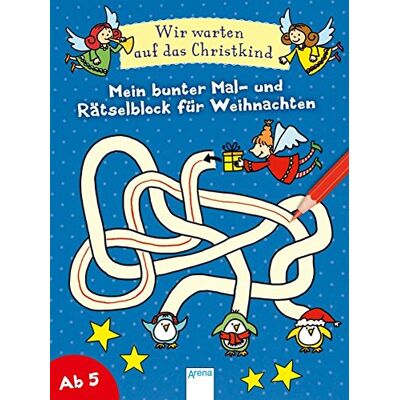 Silke Reimers Wir Warten Auf Das Christkind. Mein Bunter Mal- Und Rätselblock Für Weihnachten - Publicité Silke Reimers Wir Warten Auf Das Christkind. Mein Bunter Mal- Und Rätselblock Für Weihnachten - Publicité