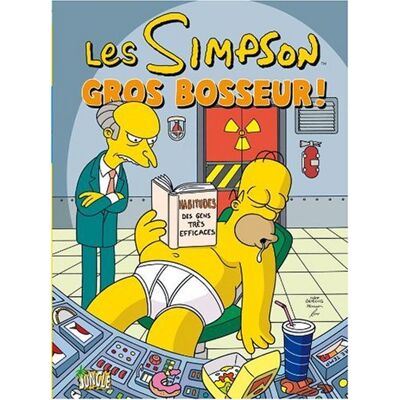 Matt Groening Les Simpson. Vol. 8. Gros Bosseur ! - Publicité Matt Groening Les Simpson. Vol. 8. Gros Bosseur ! - Publicité