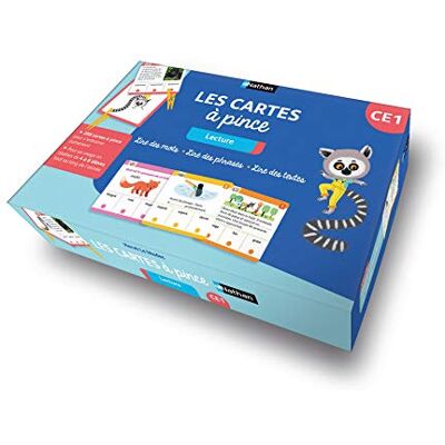 Nathan Les Cartes À Pince - Lecture - Ce1 - 2020 - Publicité Nathan Les Cartes À Pince - Lecture - Ce1 - 2020 - Publicité
