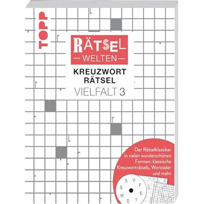 frechverlag Rätselwelten – Kreuzworträtsel Vielfalt 3 Der Rätselklassiker In Vielen Wunderschönen Formen: Klassische Kreuzworträtsel, Worträder Und Mehr: Über 150 Rätsel Zum Verschenken Und Knobeln - Publicité frechverlag Rätselwelten – Kreuzworträtsel Vielfalt 3 Der Rätselklassiker In Vielen Wunderschönen Formen: Klassische Kreuzworträtsel, Worträder Und Mehr: Über 150 Rätsel Zum Verschenken Und Knobeln - Publicité