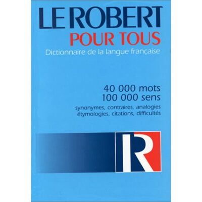 Le Robert Pour Tous - Publicité Le Robert Pour Tous - Publicité