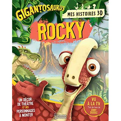 Larousse Gigantosaurus. Rocky : Un Décor De Théâtre Et Des Personnages À Monter - Publicité Larousse Gigantosaurus. Rocky : Un Décor De Théâtre Et Des Personnages À Monter - Publicité