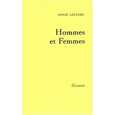 Annie Leclerc Hommes Et Femmes - Publicité Annie Leclerc Hommes Et Femmes - Publicité