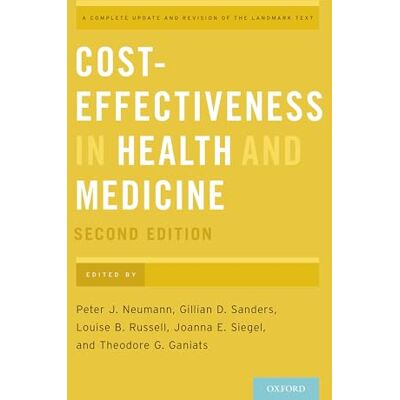 Cost-Effectiveness In Health And Medicine - Publicité Cost-Effectiveness In Health And Medicine - Publicité