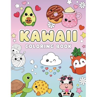 Smith and Daisy Kawaii Coloring Book: Cute And Easy Coloring Pages With Kawaii Animals, Fast Food & Sweet Treats For Kids And Busy Adults (Kawaii Coloring Books, Band 1) - Publicité Smith and Daisy Kawaii Coloring Book: Cute And Easy Coloring Pages With Kawaii Animals, Fast Food & Sweet Treats For Kids And Busy Adults (Kawaii Coloring Books, Band 1) - Publicité