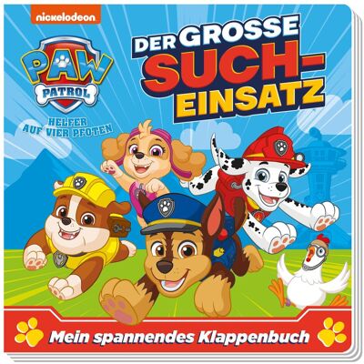 Panini Paw Patrol: Der Große Sucheinsatz - Mein Spannendes Klappenbuch: Pappbilderbuch Mit Klappen - Publicité Panini Paw Patrol: Der Große Sucheinsatz - Mein Spannendes Klappenbuch: Pappbilderbuch Mit Klappen - Publicité