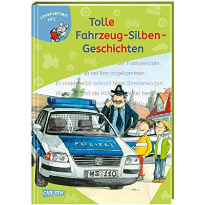 Lesemaus Zum Lesenlernen Sammelbände: Tolle Fahrzeug-Silben-Geschichten: 3er Sammelband: Extra Lesetraining – Lesetexte Mit Farbiger Silbenmarkierung - Publicité Lesemaus Zum Lesenlernen Sammelbände: Tolle Fahrzeug-Silben-Geschichten: 3er Sammelband: Extra Lesetraining – Lesetexte Mit Farbiger Silbenmarkierung - Publicité
