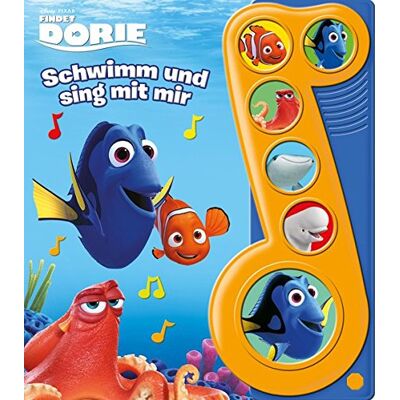 Disney Findet Dorie - Liederbuch Mit Sound - Pappbilderbuch Mit 6 Melodien - Buch Zum Film - Publicité Disney Findet Dorie - Liederbuch Mit Sound - Pappbilderbuch Mit 6 Melodien - Buch Zum Film - Publicité