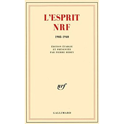 Collectif L'Esprit Nrf : 1908-1940 - Publicité Collectif L'Esprit Nrf : 1908-1940 - Publicité
