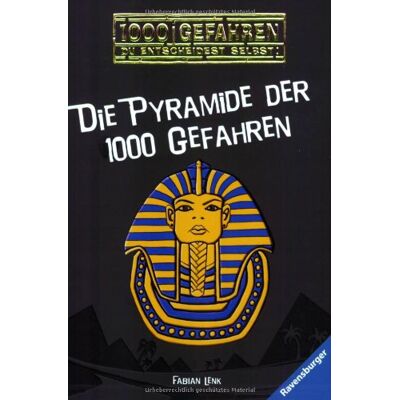 Fabian Lenk Die Pyramide Der 1000 Gefahren - Publicité Fabian Lenk Die Pyramide Der 1000 Gefahren - Publicité