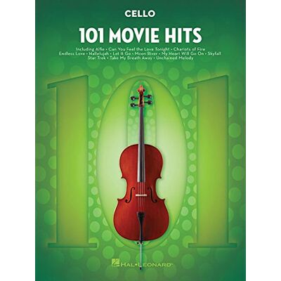 Hal Leonard 101 Movie Hits For Cello: Noten, Sammelband Für Cello - Publicité Hal Leonard 101 Movie Hits For Cello: Noten, Sammelband Für Cello - Publicité