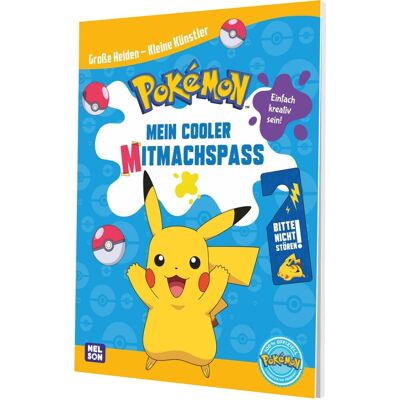 Pokémon: Große Helden - Kleine Künstler: Mein Cooler Mitmachspaß: Einfach Kreativ Sein! (Pokémon Activity-Buch) - Publicité Pokémon: Große Helden - Kleine Künstler: Mein Cooler Mitmachspaß: Einfach Kreativ Sein! (Pokémon Activity-Buch) - Publicité