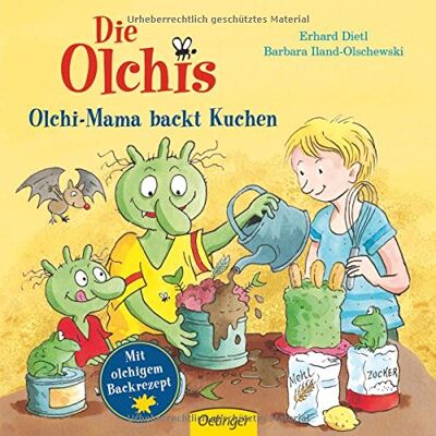 Erhard Dietl Die Olchis. Olchi-Mama Backt Kuchen - Publicité Erhard Dietl Die Olchis. Olchi-Mama Backt Kuchen - Publicité