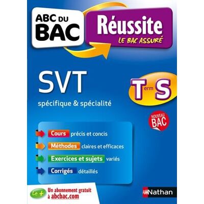 Nathan Svt Terminale S : Spécifique & Spécialité : Nouveau Bac - Publicité Nathan Svt Terminale S : Spécifique & Spécialité : Nouveau Bac - Publicité