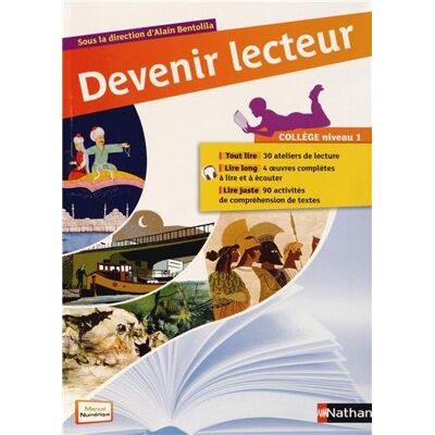 Alain Bentolila Devenir Lecteur : Manuel - Publicité Alain Bentolila Devenir Lecteur : Manuel - Publicité