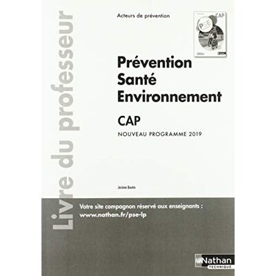 Nathan Prévention Santé Environnement - Cap (Acteurs De Prévention) Professeur 2019: Livre Du Professeur - Publicité Nathan Prévention Santé Environnement - Cap (Acteurs De Prévention) Professeur 2019: Livre Du Professeur - Publicité