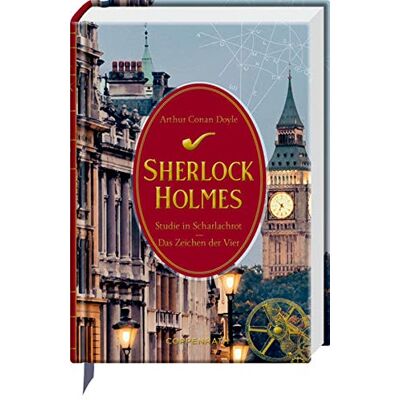 Doyle, Arthur Conan Sherlock Holmes Bd. 1: Eine Studie In Scharlachrot / Das Zeichen Der Vier (Schmuckausgabe) - Publicité Doyle, Arthur Conan Sherlock Holmes Bd. 1: Eine Studie In Scharlachrot / Das Zeichen Der Vier (Schmuckausgabe) - Publicité