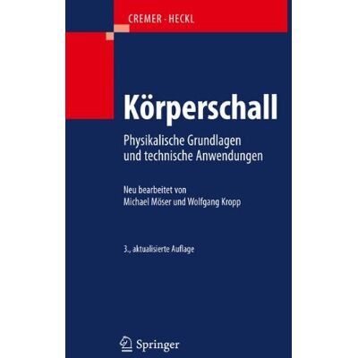Lothar Cremer Körperschall: Physikalische Grundlagen Und Technische Anwendungen - Publicité Lothar Cremer Körperschall: Physikalische Grundlagen Und Technische Anwendungen - Publicité