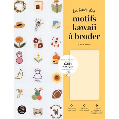 Marabout La Bible Des Motifs Kawaii À Broder - Publicité Marabout La Bible Des Motifs Kawaii À Broder - Publicité