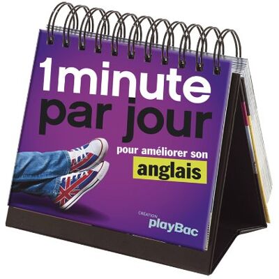 Play Bac 1 Minute Par Jour Pour Améliorer Son Anglais - Publicité Play Bac 1 Minute Par Jour Pour Améliorer Son Anglais - Publicité
