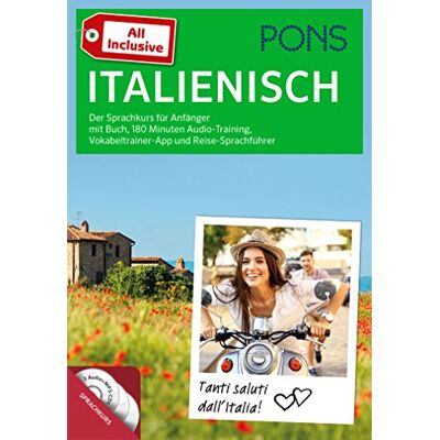 Pons All Inclusive Sprachkurs Für Anfänger Italienisch: Der Sprachkurs Für Anfänger Mit Buch, 180 Minuten Audio-Training, Vokabeltrainer-App Und Reise-Sprachführer - Publicité Pons All Inclusive Sprachkurs Für Anfänger Italienisch: Der Sprachkurs Für Anfänger Mit Buch, 180 Minuten Audio-Training, Vokabeltrainer-App Und Reise-Sprachführer - Publicité