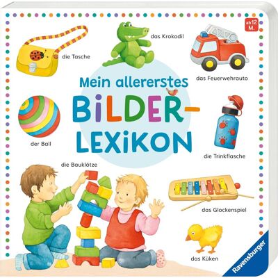 Mein Allererstes Bilderlexikon - Über 100 Wichtige Erste Wörter - Fördert Den Spracherwerb - Ab 12 Monaten - Publicité Mein Allererstes Bilderlexikon - Über 100 Wichtige Erste Wörter - Fördert Den Spracherwerb - Ab 12 Monaten - Publicité