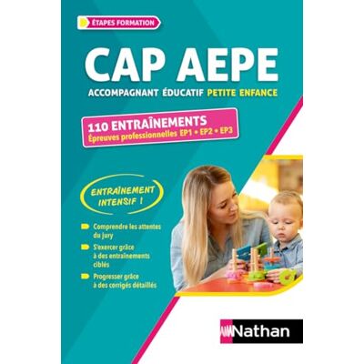 Louisa Rebih 110 Entraînements, Épreuves Professionnelles Ep1, Ep2, Ep3 : Cap Aepe Accompagnant Éducatif Petite Enfance : Entraînement Intensif ! - Publicité Louisa Rebih 110 Entraînements, Épreuves Professionnelles Ep1, Ep2, Ep3 : Cap Aepe Accompagnant Éducatif Petite Enfance : Entraînement Intensif ! - Publicité