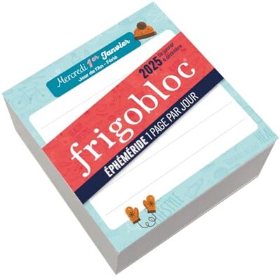 Play Bac Frigobloc : Ephemeride 1 Page Par Jour (De Janv. À Déc. 2025) : L'Organisation Familiale Sur Mesure - Publicité Play Bac Frigobloc : Ephemeride 1 Page Par Jour (De Janv. À Déc. 2025) : L'Organisation Familiale Sur Mesure - Publicité