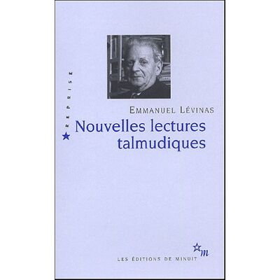 Emmanuel Levinas Nouvelles Lectures Talmudiques - Publicité Emmanuel Levinas Nouvelles Lectures Talmudiques - Publicité