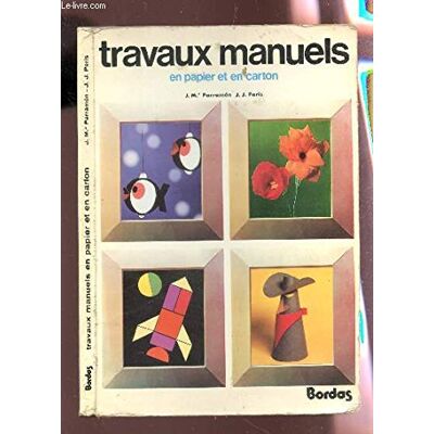 Parramon Travaux Manuels En Papier Et En Carton - Publicité Parramon Travaux Manuels En Papier Et En Carton - Publicité