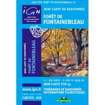 Foret De Fontainebleau Mini Map (Ign Map) - Publicité Foret De Fontainebleau Mini Map (Ign Map) - Publicité