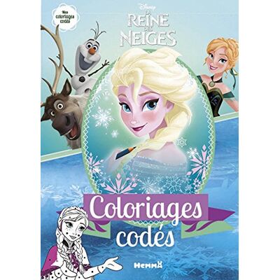 Disney La Reine Des Neiges : Coloriages Codés - Publicité Disney La Reine Des Neiges : Coloriages Codés - Publicité