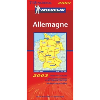 Michelin Germany Map No. 718(984), 16th Edition: Jura (Cartes Nationales) - Publicité Michelin Germany Map No. 718(984), 16th Edition: Jura (Cartes Nationales) - Publicité