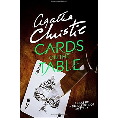 Agatha Christie Cards On The Table (Poirot) - Publicité Agatha Christie Cards On The Table (Poirot) - Publicité