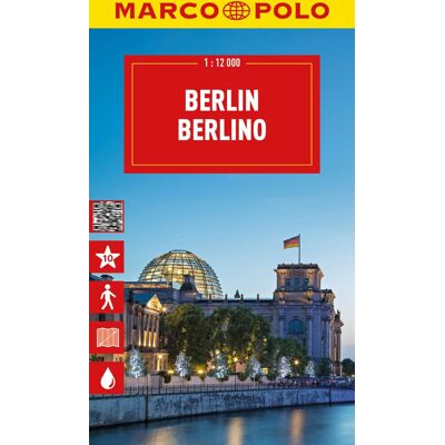 Marco Polo Verlag Marco Polo Cityplan Berlin 1:12.000: Pocket Size,Detailed Map Of Berlin - Publicité Marco Polo Verlag Marco Polo Cityplan Berlin 1:12.000: Pocket Size,Detailed Map Of Berlin - Publicité