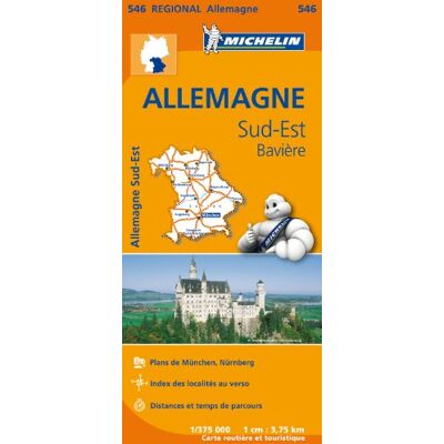 Michelin 546 Allemagne Sud-Est, Bavière - Zuidoost-Duitsland, Beieren - Publicité Michelin 546 Allemagne Sud-Est, Bavière - Zuidoost-Duitsland, Beieren - Publicité