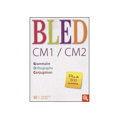 Daniel Berlion Bled Cm1-Cm2 : Grammaire, Orthographe, Conjugaison - Publicité Daniel Berlion Bled Cm1-Cm2 : Grammaire, Orthographe, Conjugaison - Publicité