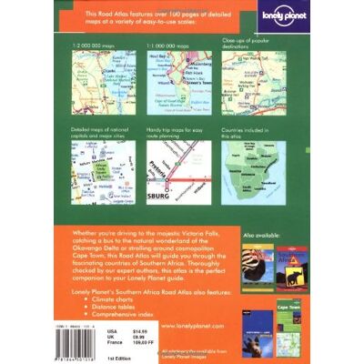 Lonely Planet Road Atlas. Southern Africa. 1 : 2 000 000 / 1 : 1 000 000 (Travel Atlases) - Publicité Lonely Planet Road Atlas. Southern Africa. 1 : 2 000 000 / 1 : 1 000 000 (Travel Atlases) - Publicité
