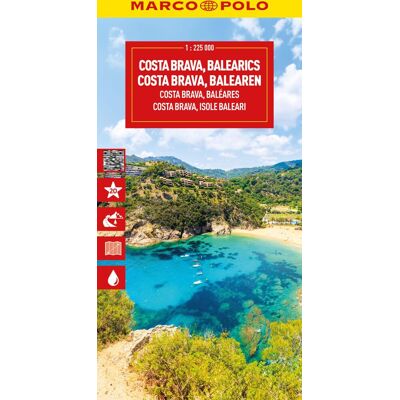 Marco Polo Reisekarte Costa Brava, Balearen 1:225.000: Pyrenäen Ost, Andorra, Perpignan, Barcelona, Mallorca, Ibiza, Formentera, Menorca - ... Und Digitaler Erweiterung (Marco Polo Maps) - Publicité Marco Polo Reisekarte Costa Brava, Balearen 1:225.000: Pyrenäen Ost, Andorra, Perpignan, Barcelona, Mallorca, Ibiza, Formentera, Menorca - ... Und Digitaler Erweiterung (Marco Polo Maps) - Publicité