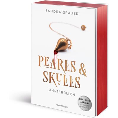 Sandra Grauer Pearls & Skulls, Band 1: Unsterblich. Knisternde Enemies To Lovers Vampir-Romantasy - Limitierte Auflage Mit Farbschnitt! (Pearls & Skulls, 1) - Publicité Sandra Grauer Pearls & Skulls, Band 1: Unsterblich. Knisternde Enemies To Lovers Vampir-Romantasy - Limitierte Auflage Mit Farbschnitt! (Pearls & Skulls, 1) - Publicité
