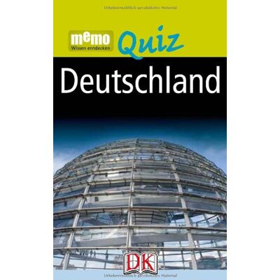 Dorling Kindersley Memo Wissen Entdecken Quiz: Deutschland - Publicité Dorling Kindersley Memo Wissen Entdecken Quiz: Deutschland - Publicité