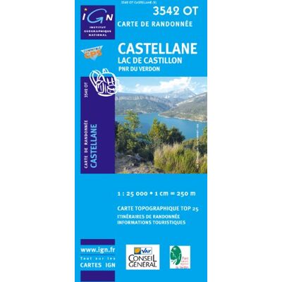 Castellane 1 : 25 000: Ign3542ot - Publicité Castellane 1 : 25 000: Ign3542ot - Publicité