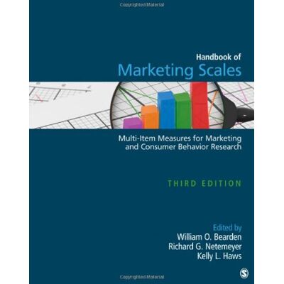 Bearden, William O. Handbook Of Marketing Scales: Multi-Item Measures For Marketing And Consumer Behavior Research (Association For Consumer Research) - Publicité Bearden, William O. Handbook Of Marketing Scales: Multi-Item Measures For Marketing And Consumer Behavior Research (Association For Consumer Research) - Publicité