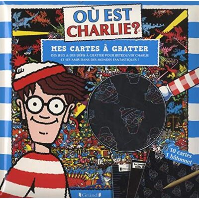 Où Est Charlie ? : Mes Cartes À Gratter : Des Jeux & Des Défis À Gratter Pour Retrouver Charlie Et Ses Amis Dans Des Mondes Fantastiques ! - Publicité Où Est Charlie ? : Mes Cartes À Gratter : Des Jeux & Des Défis À Gratter Pour Retrouver Charlie Et Ses Amis Dans Des Mondes Fantastiques ! - Publicité