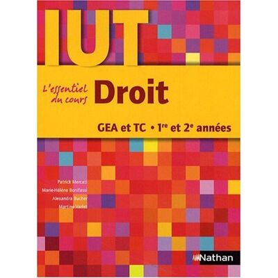 Patrick Mercati Droit, Gea Et Tc, 1re Et 2e Années - Publicité Patrick Mercati Droit, Gea Et Tc, 1re Et 2e Années - Publicité