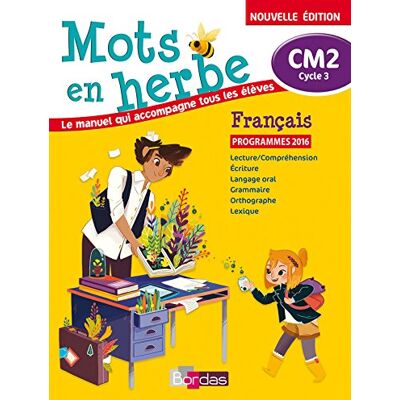 Collectif Mots En Herbe, Français Cm2, Cycle 3 : Programmes 2016 - Publicité Collectif Mots En Herbe, Français Cm2, Cycle 3 : Programmes 2016 - Publicité