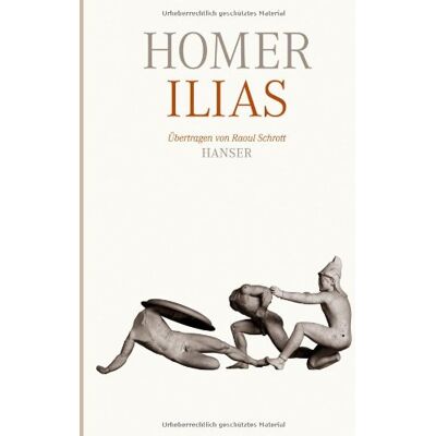 Homer Ilias: Übertragen Von Raoul Schrott - Publicité Homer Ilias: Übertragen Von Raoul Schrott - Publicité